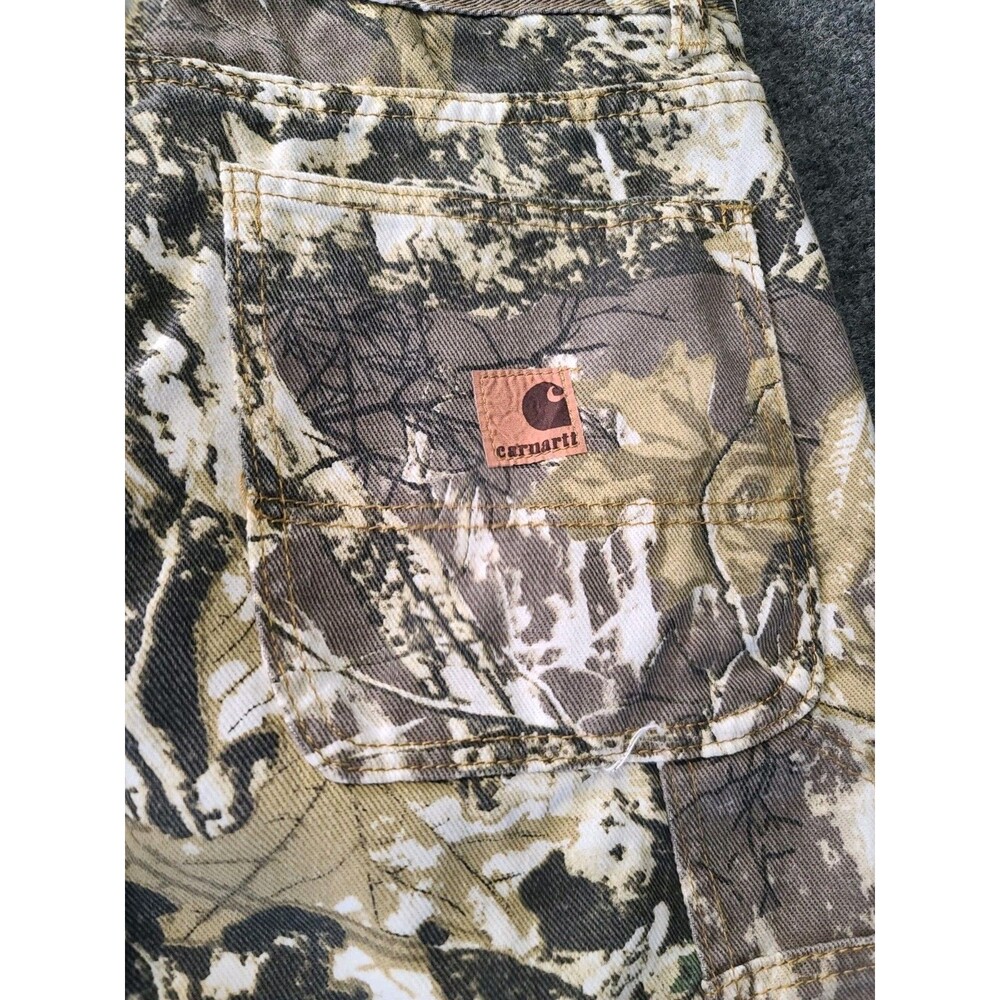 NWT Carnartt Camo Pants Unisex  Size Large Design & Branding Camouflage